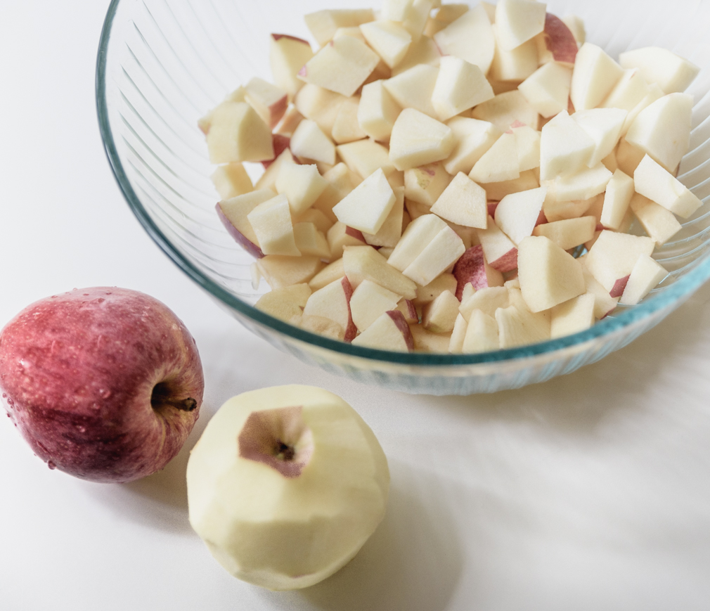 soon to be vegan apple crisp 