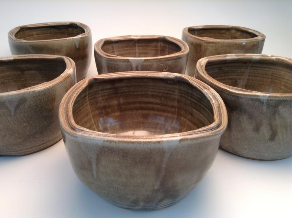 Square Soup Salad Bowls