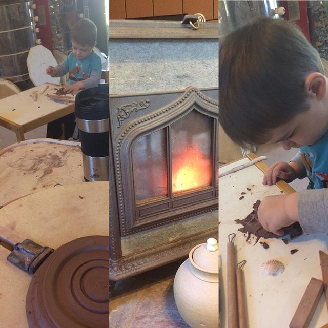 Friday. Studio is open if anyone wants to stop by. #thepotterstone #pottery #stoneware #studio #apprentice #vermont
