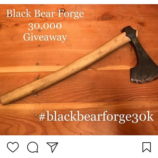 If you don"t follow @blackbearforge you should! #blackbearforge30k