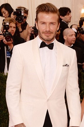 David Beckham, in Vogue