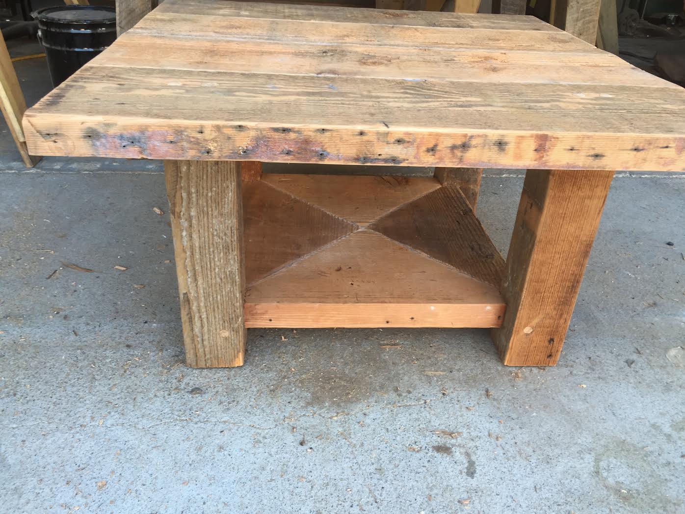 Reclaimed Vintage California Doug Fir Coffee Table