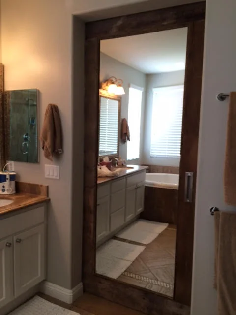 The Elko sliding barn door back