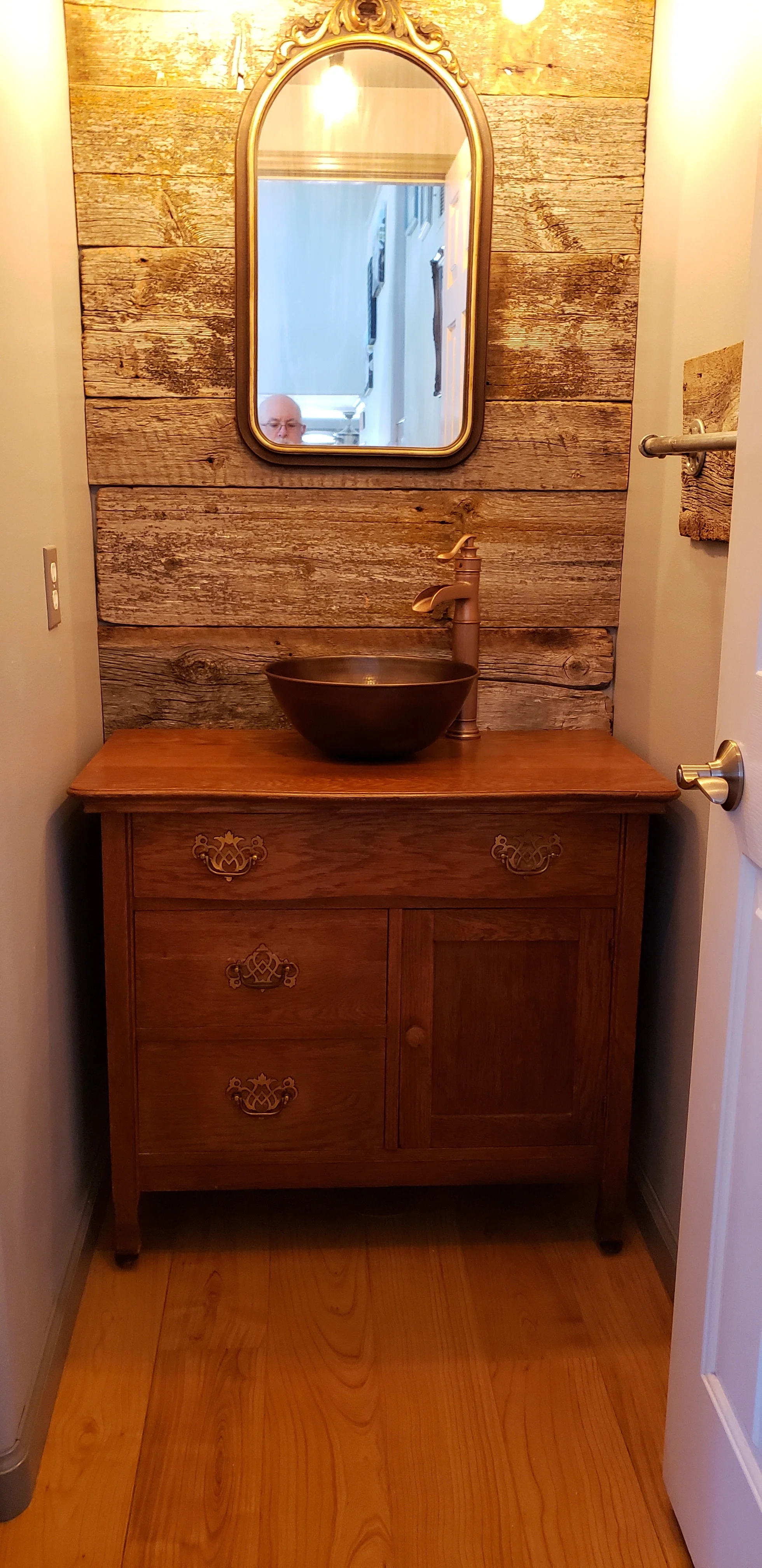 Customer upgraded his bathroom