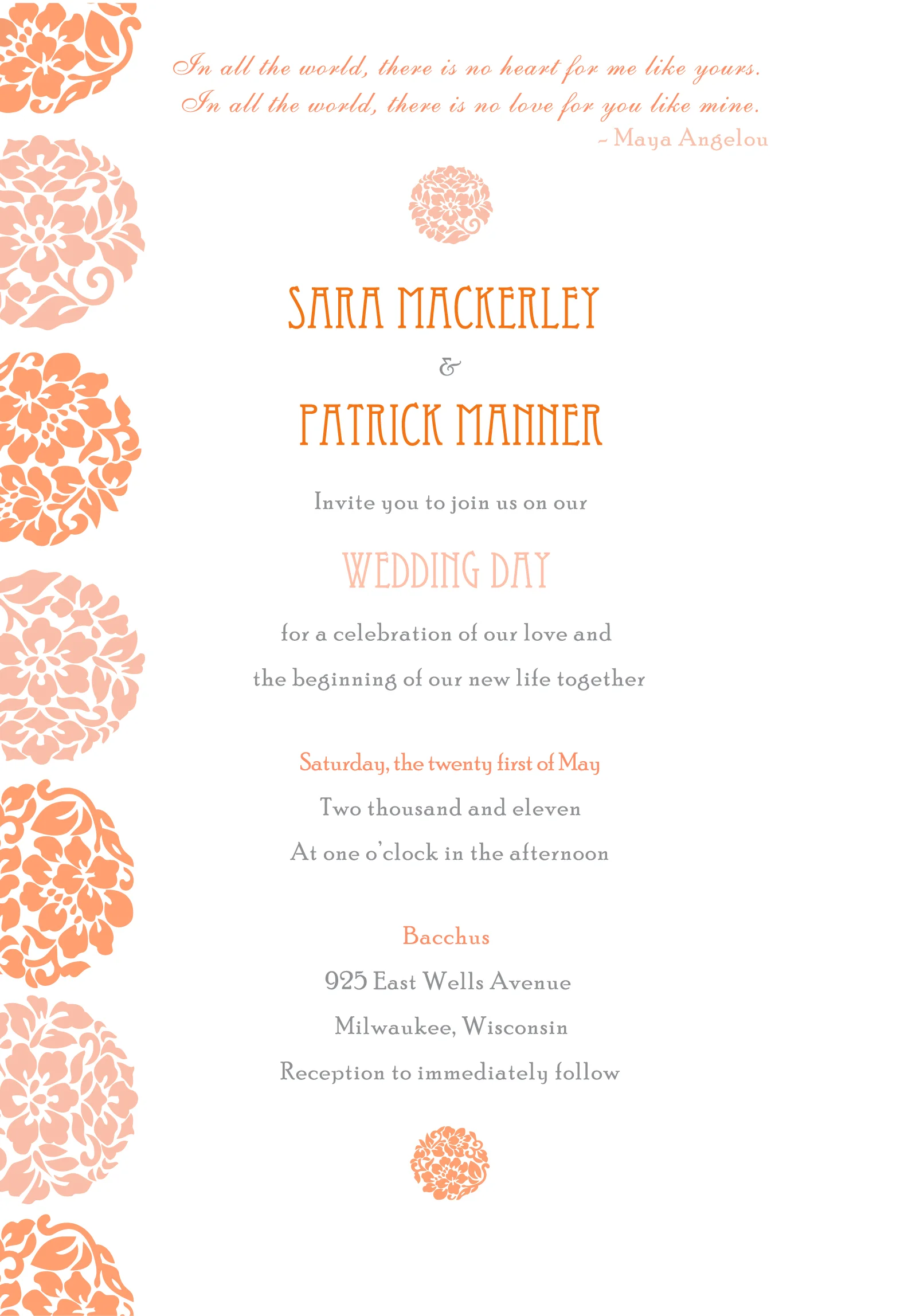 Wedding Invitation