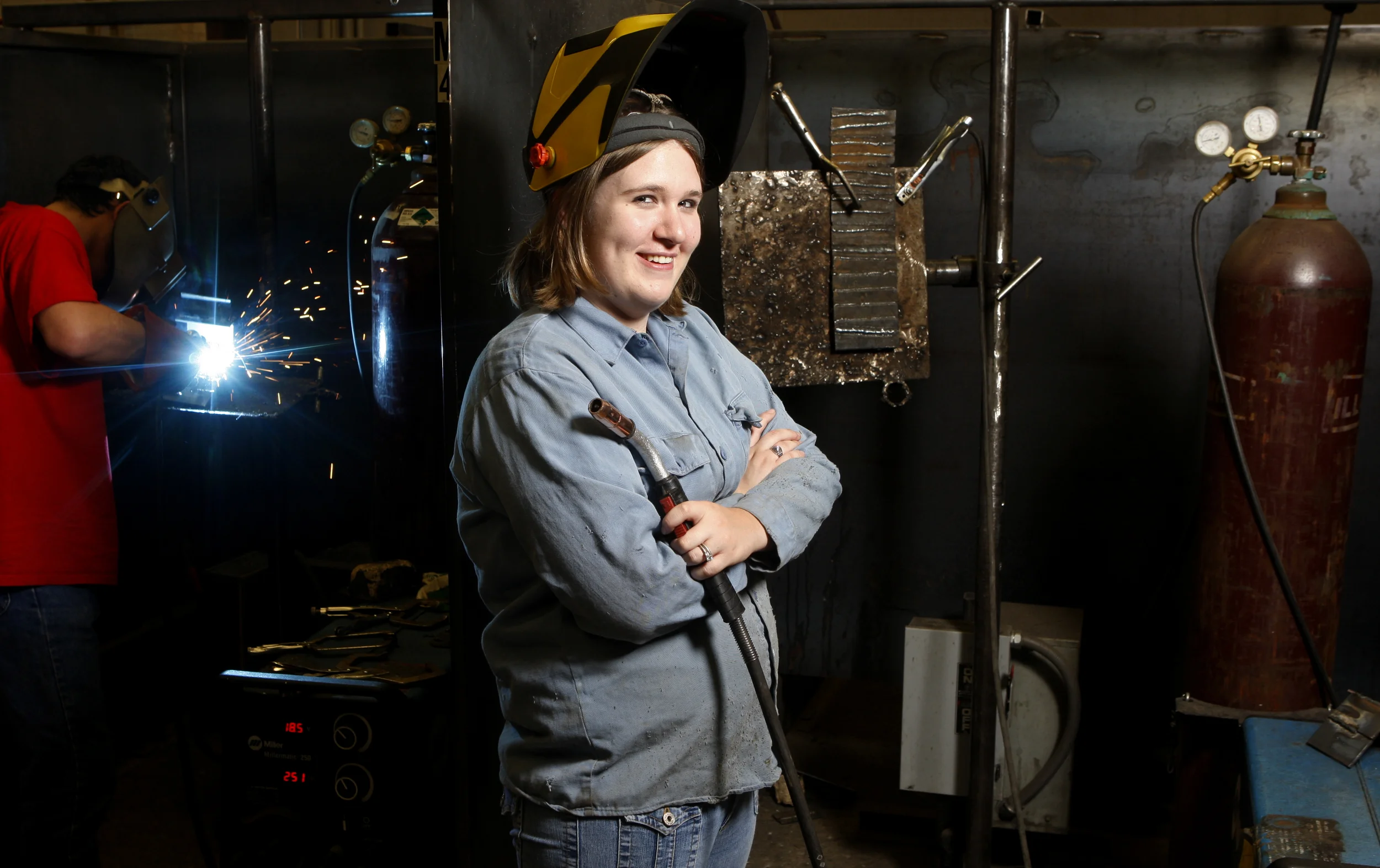  Jacksonville High School graduate Jessi Flynn plans to pursue a welding career by taking the nine-month certification course at Midwest Technical Institute in Springfield. 
