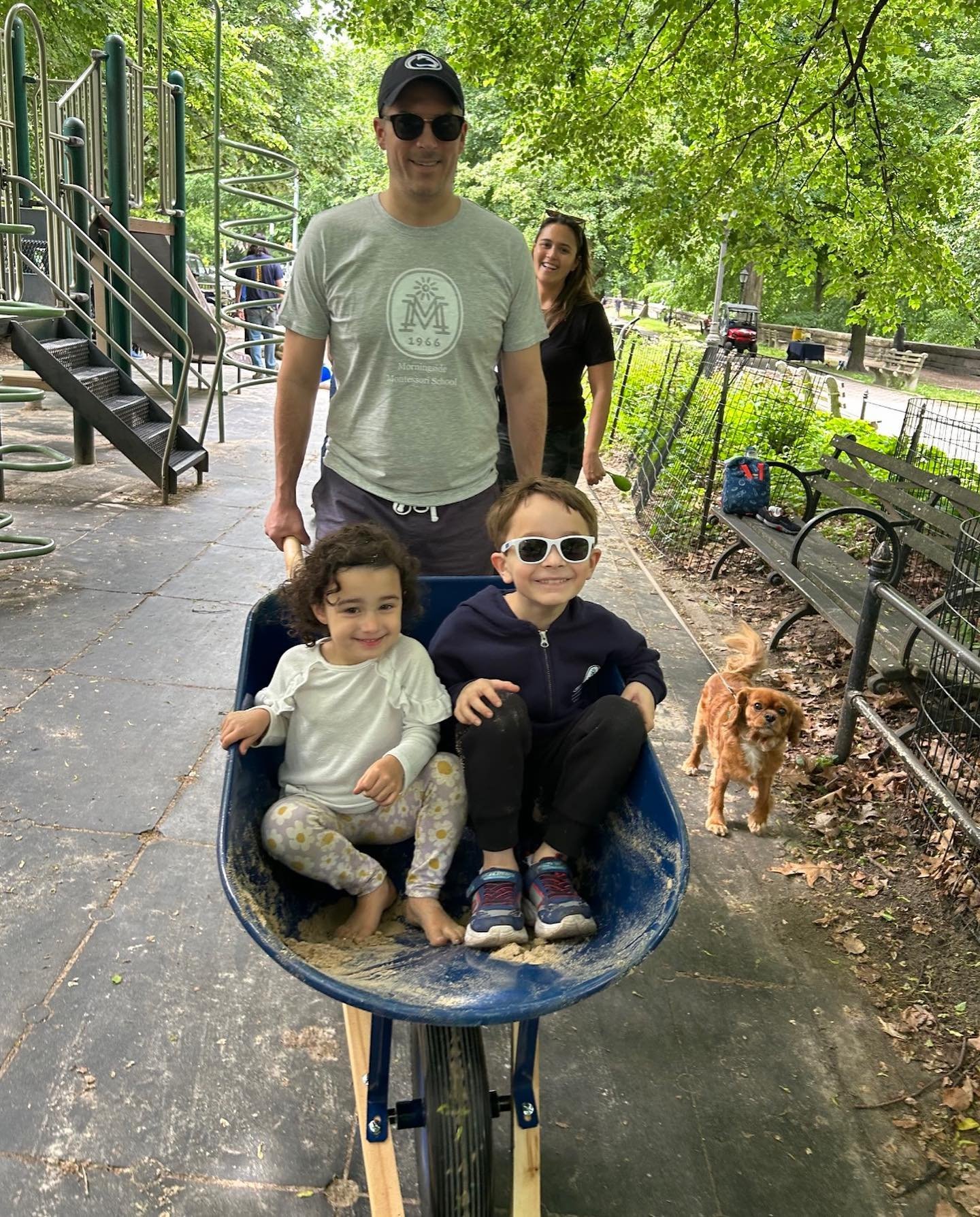 We had such a wonderful time participating in Riverside Park Conservancy&rsquo;s Sandsational event last weekend! Morningside families worked together to transfer clean sand into the sandbox at the 105th Street Tot Lot. The kids loved using their hel