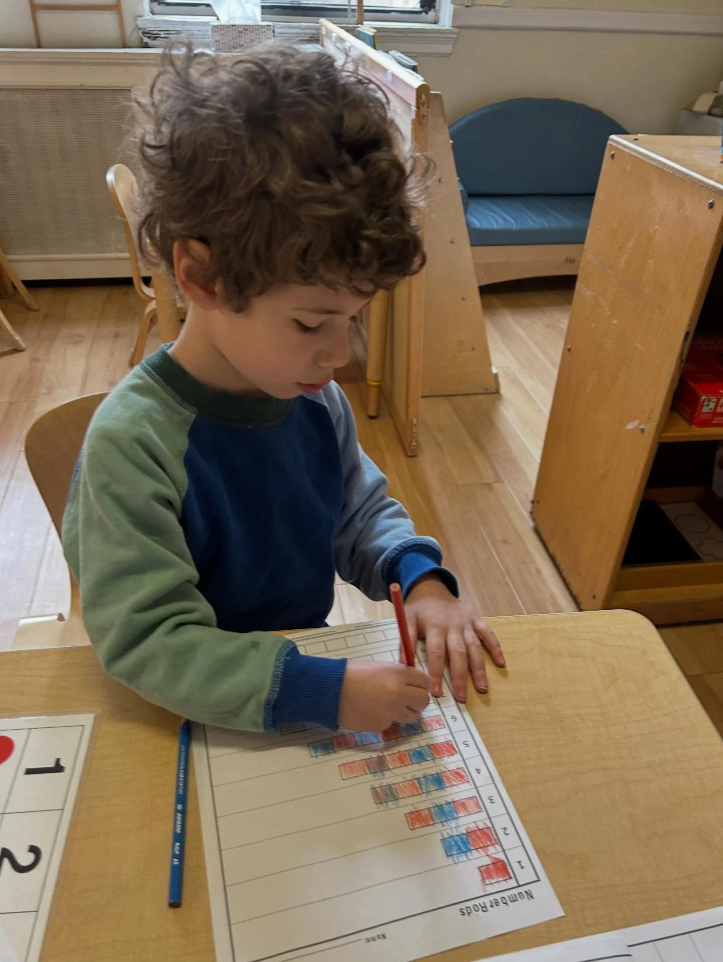 This week, our children returned from winter break and joyfully settling back into their rhythm&mdash;returning to familiar materials and deep concentration. This week, math work has been in full bloom as hands explore numbers in meaningful ways.

Fr