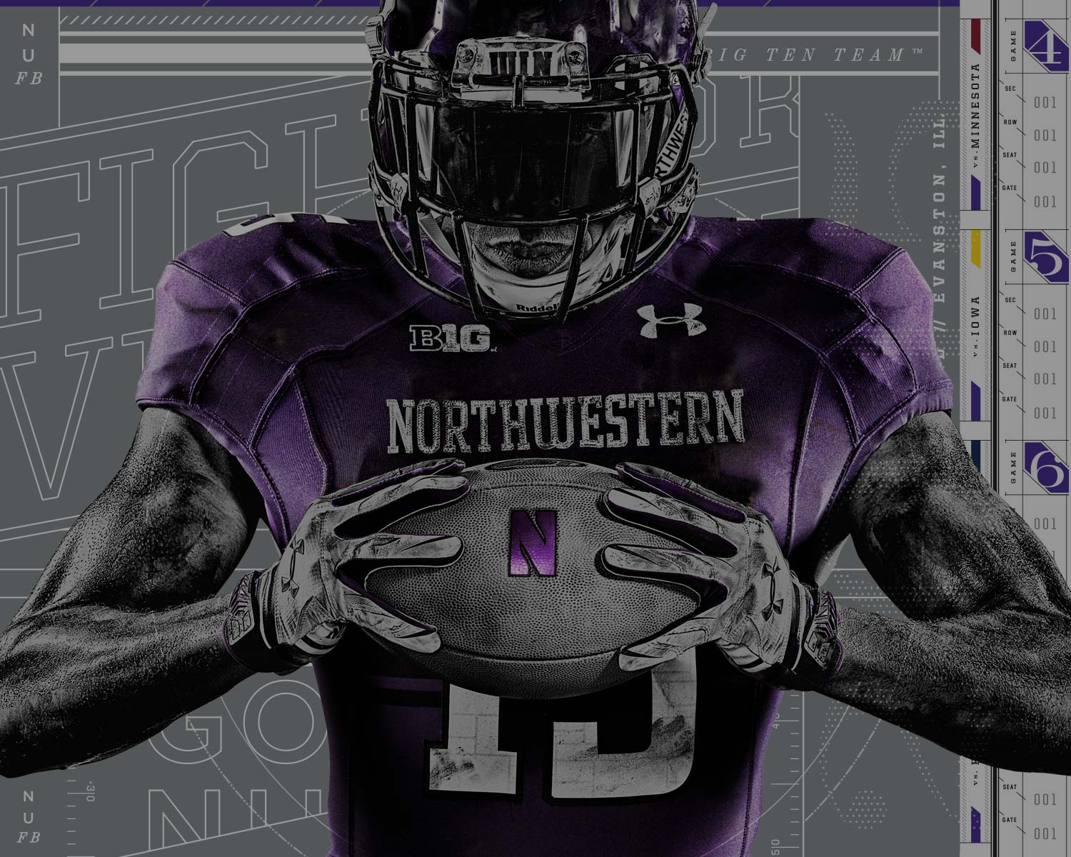 Northwestern University Athletics: Brand Development & Photography
