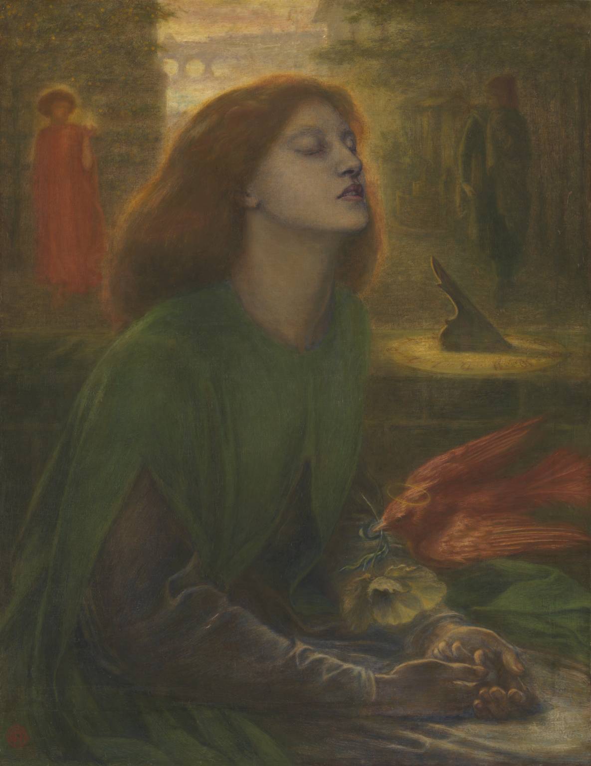 Beata Beatrix, by Dante Gabriel Rossetti.  