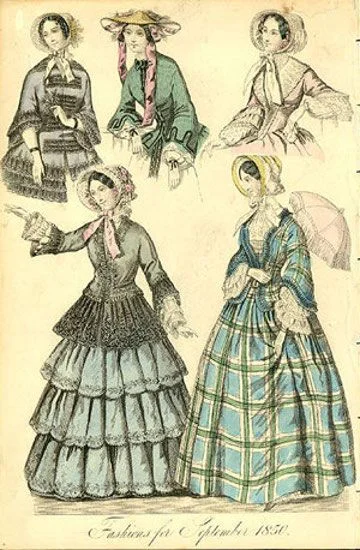 Fashions for September 1850