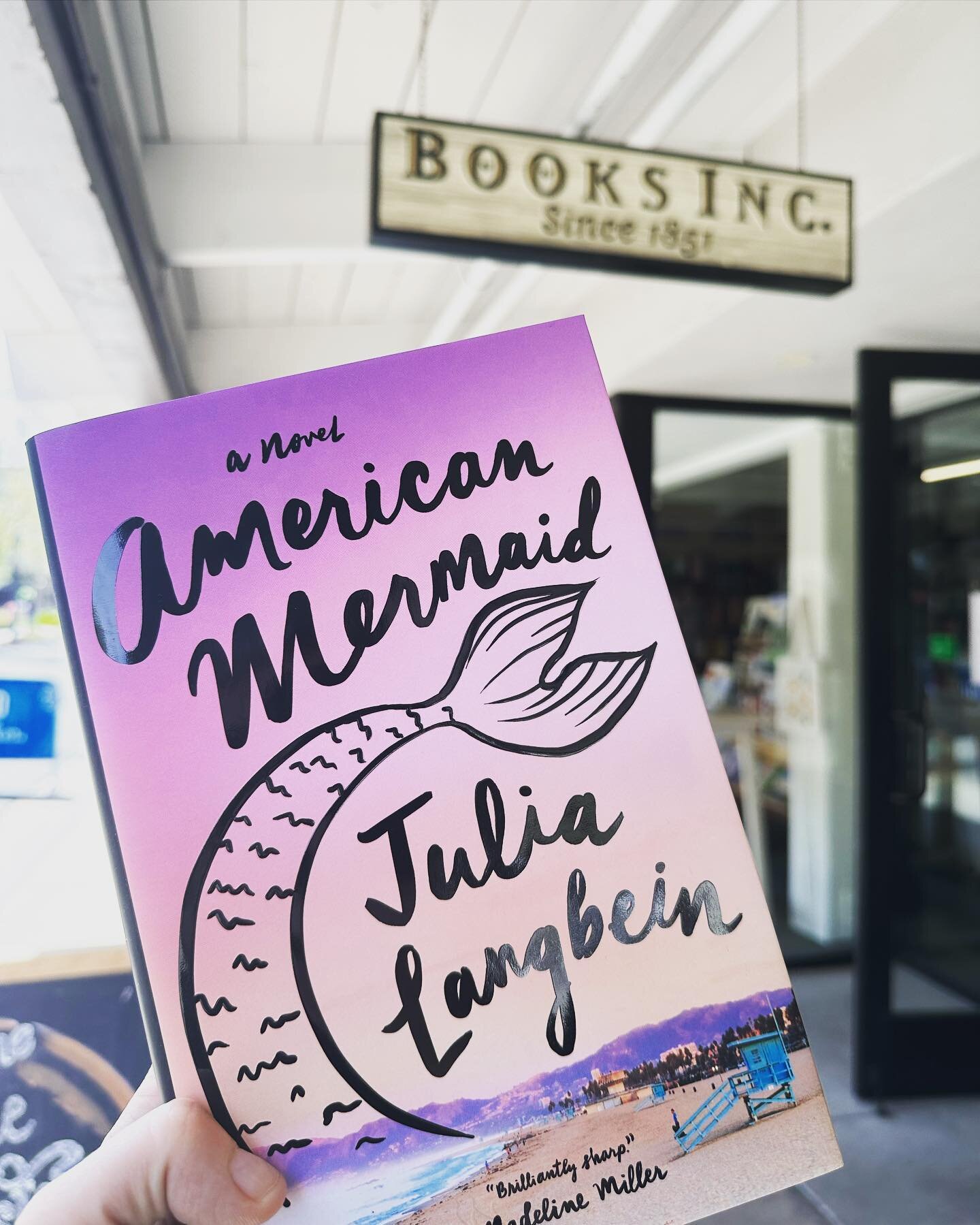 I&rsquo;m a little late to the molly-fueled after party, but I just picked up my copy of the brilliant and funny @juliallangbein&rsquo;s American Mermaid. Can&rsquo;t wait to dive in! 

#americanmermaid #julialangbein #bookstagram #fiction #amreading