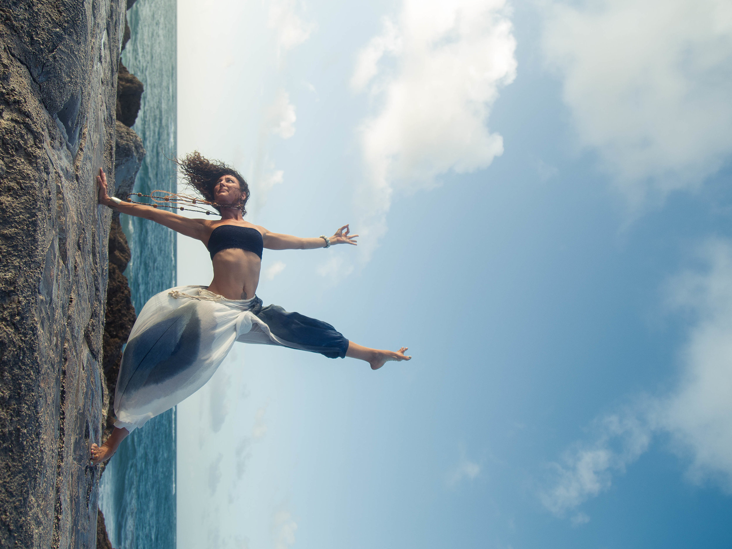 yoga photography on the beach 