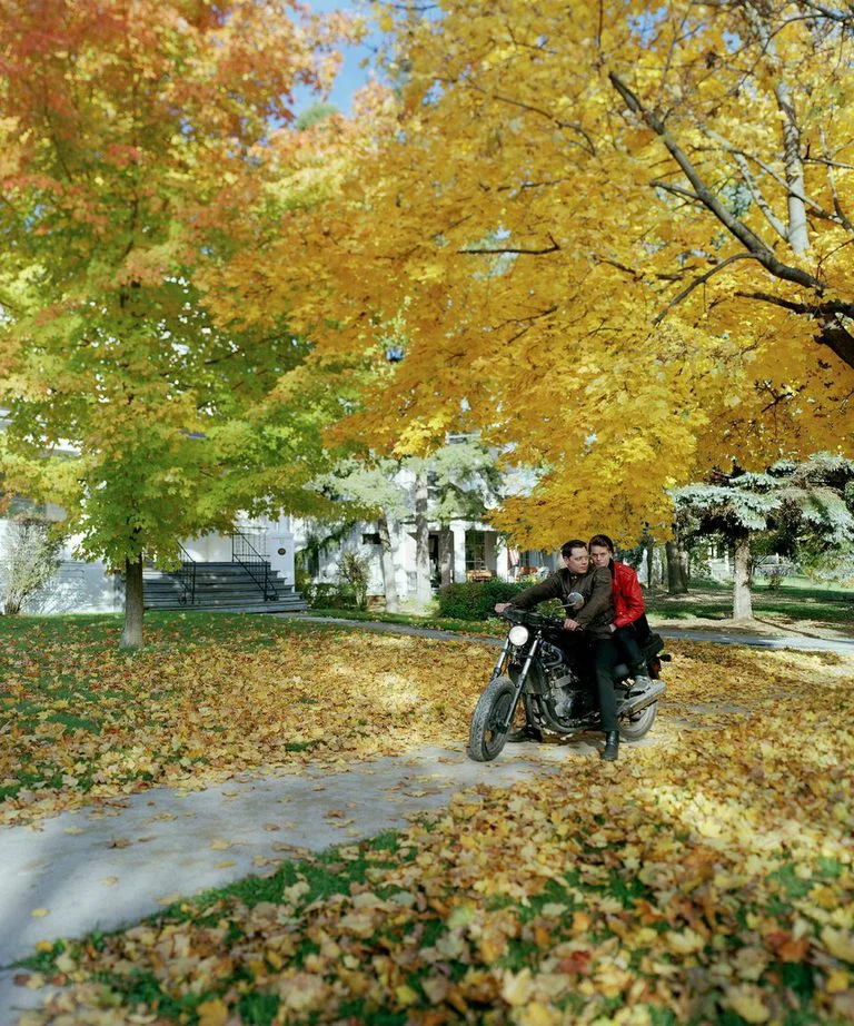  Arden Surdam  Clyde &amp; Bonnie,&nbsp; 2010 Digital C-Print, Black Walnut,&nbsp;40” x 50” 