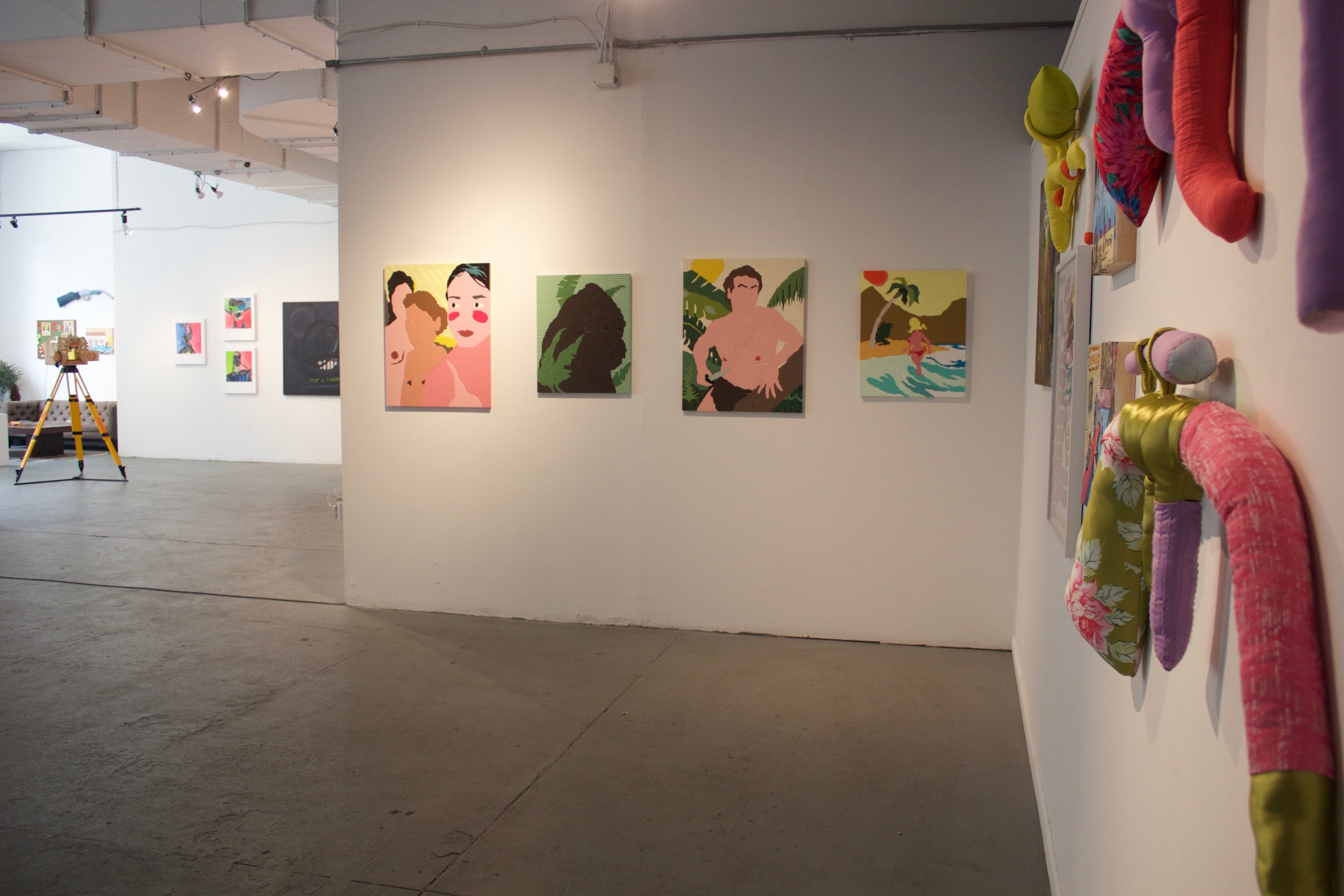  Installation view:&nbsp; This is Not a Safe Space  A+E Studios, NY 2016 