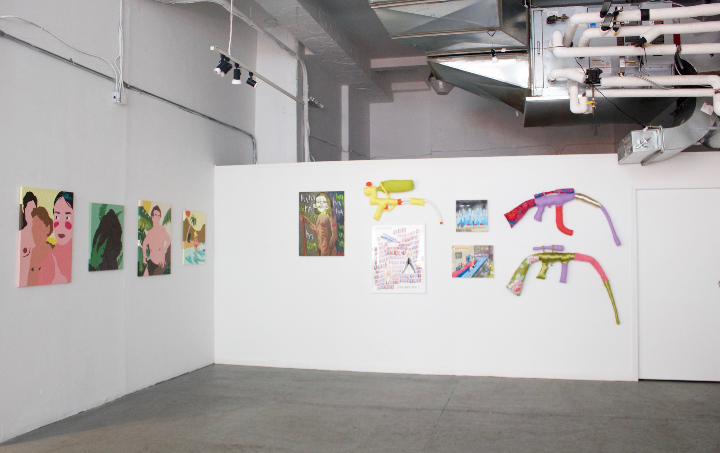  Installation view:&nbsp; This is Not a Safe Space  A+E Studios, NY 2016 