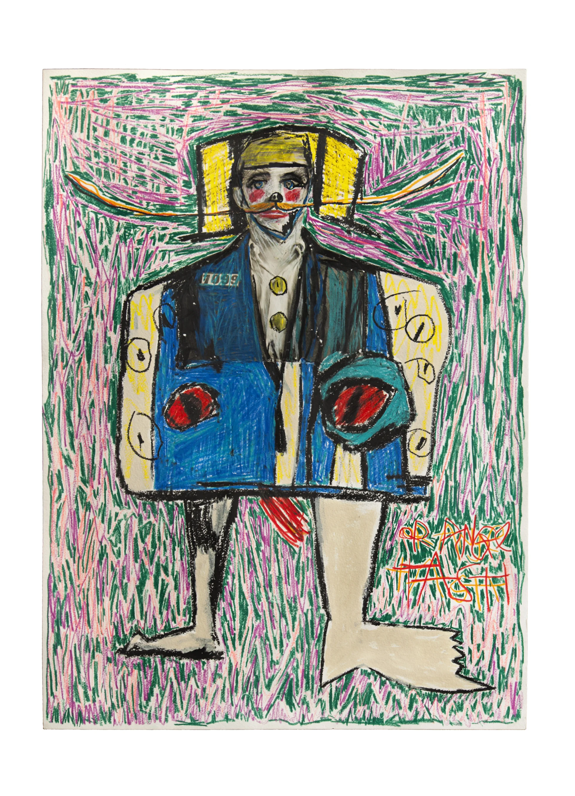 Where’s My Pants? , 2017-2018 Mixed media archival paper in museum frames 34 3/4 x 26 3/4 inches