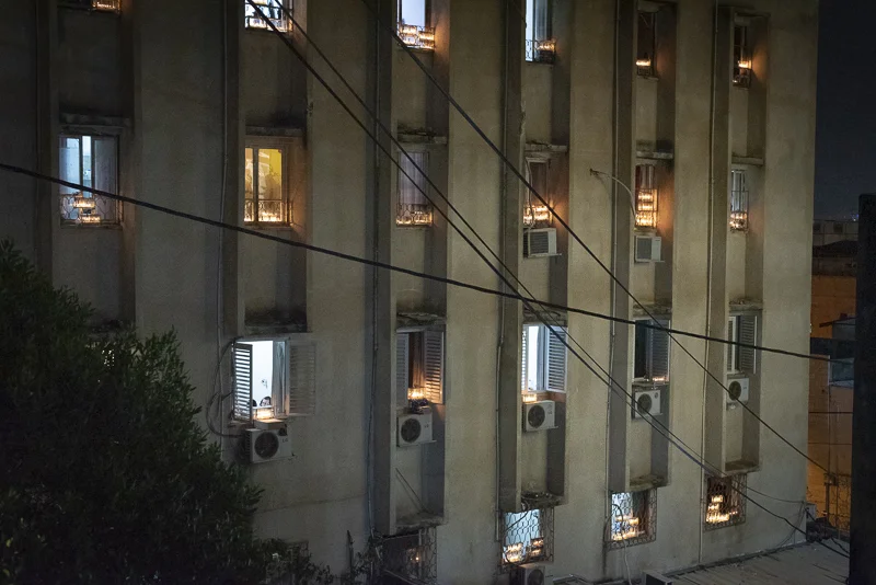 The poorest city in Israel bathed in Hanukkah lights