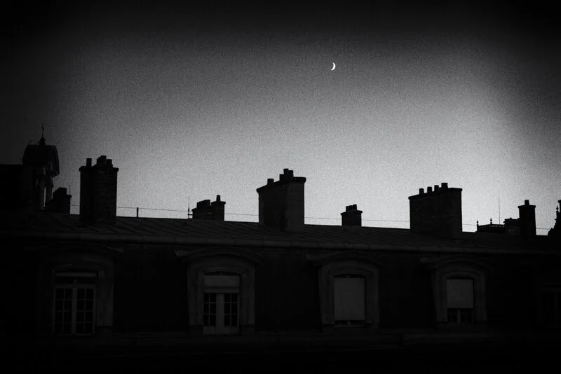 Moon over Paris