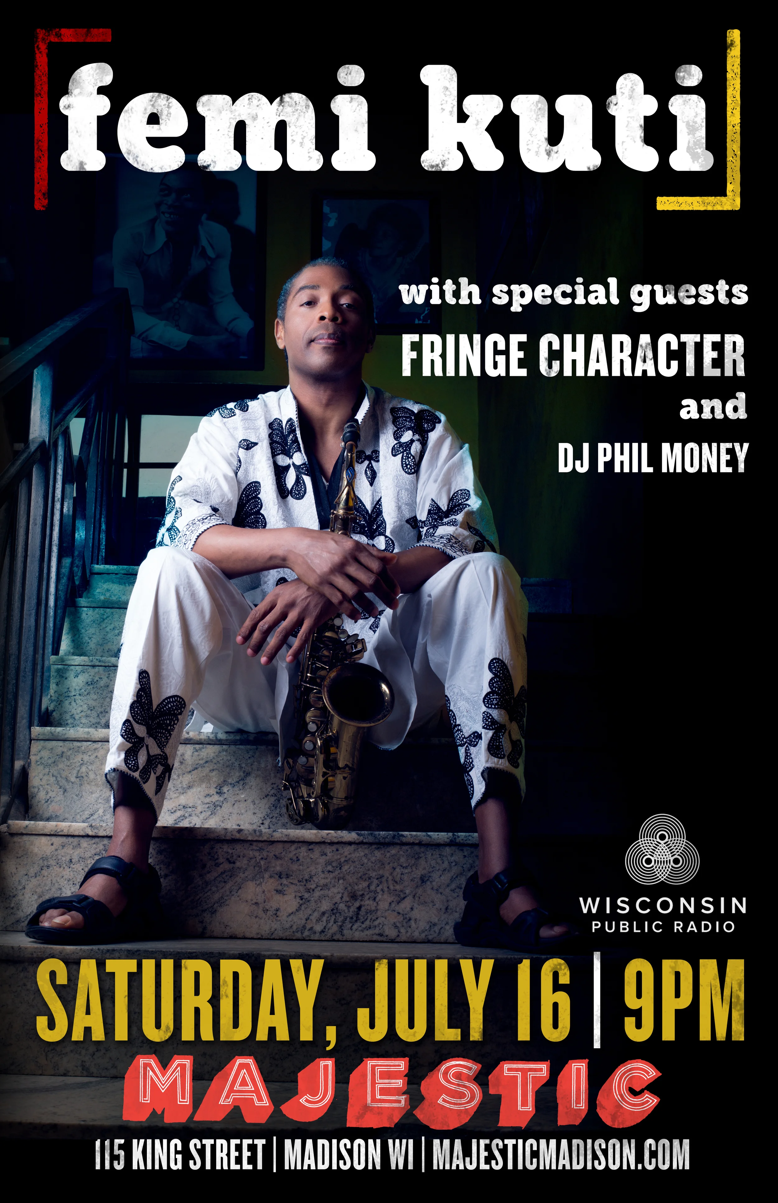 Femi Kuti | Fringe Character | DJ Phil Money