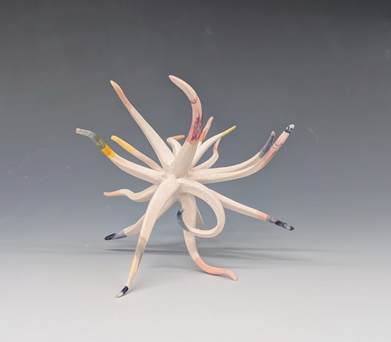 Curiosity 2, 2025
6x6x6, Earthenware Fabric Dye