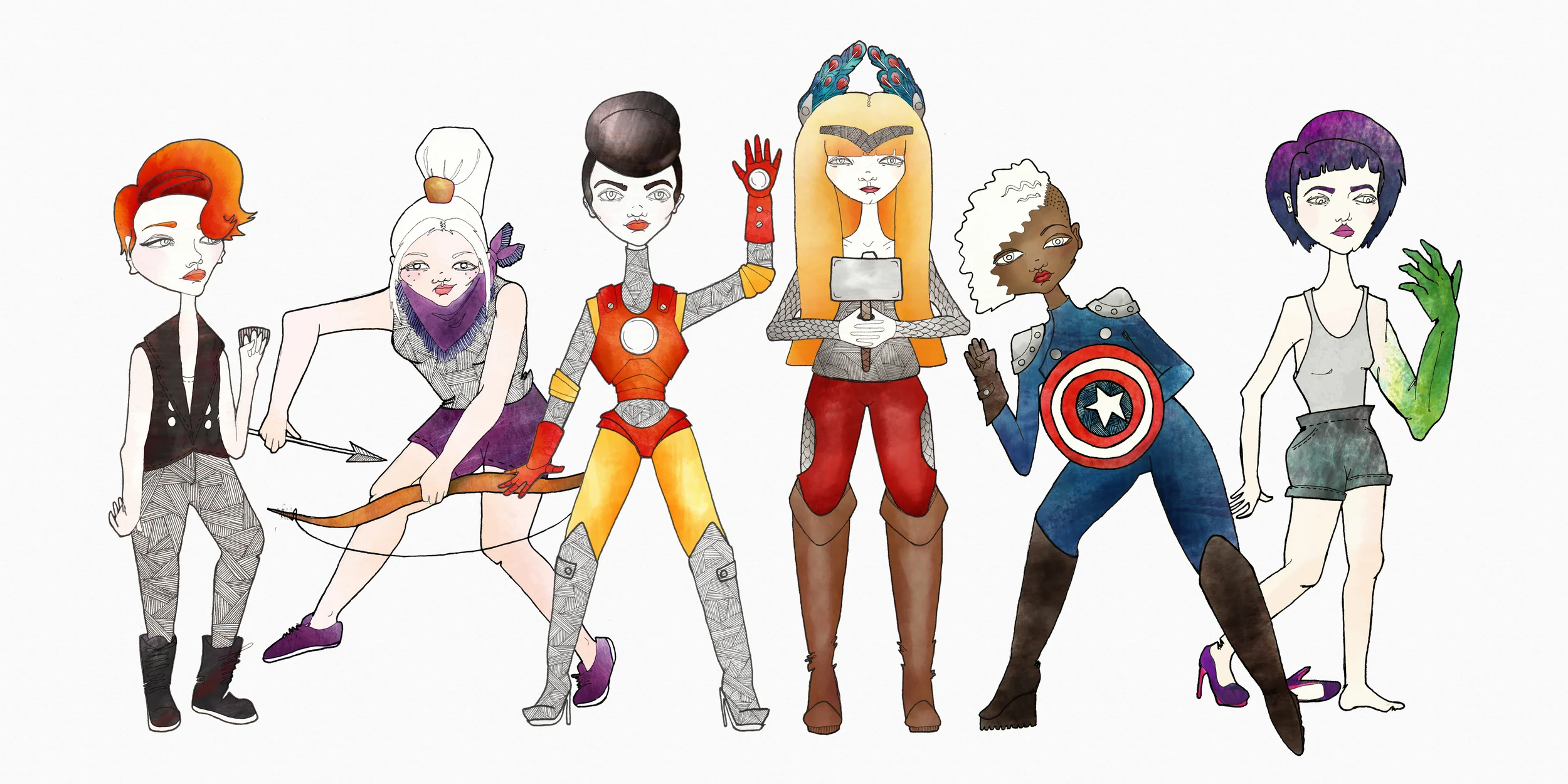 Lady Avengers, Assemble!