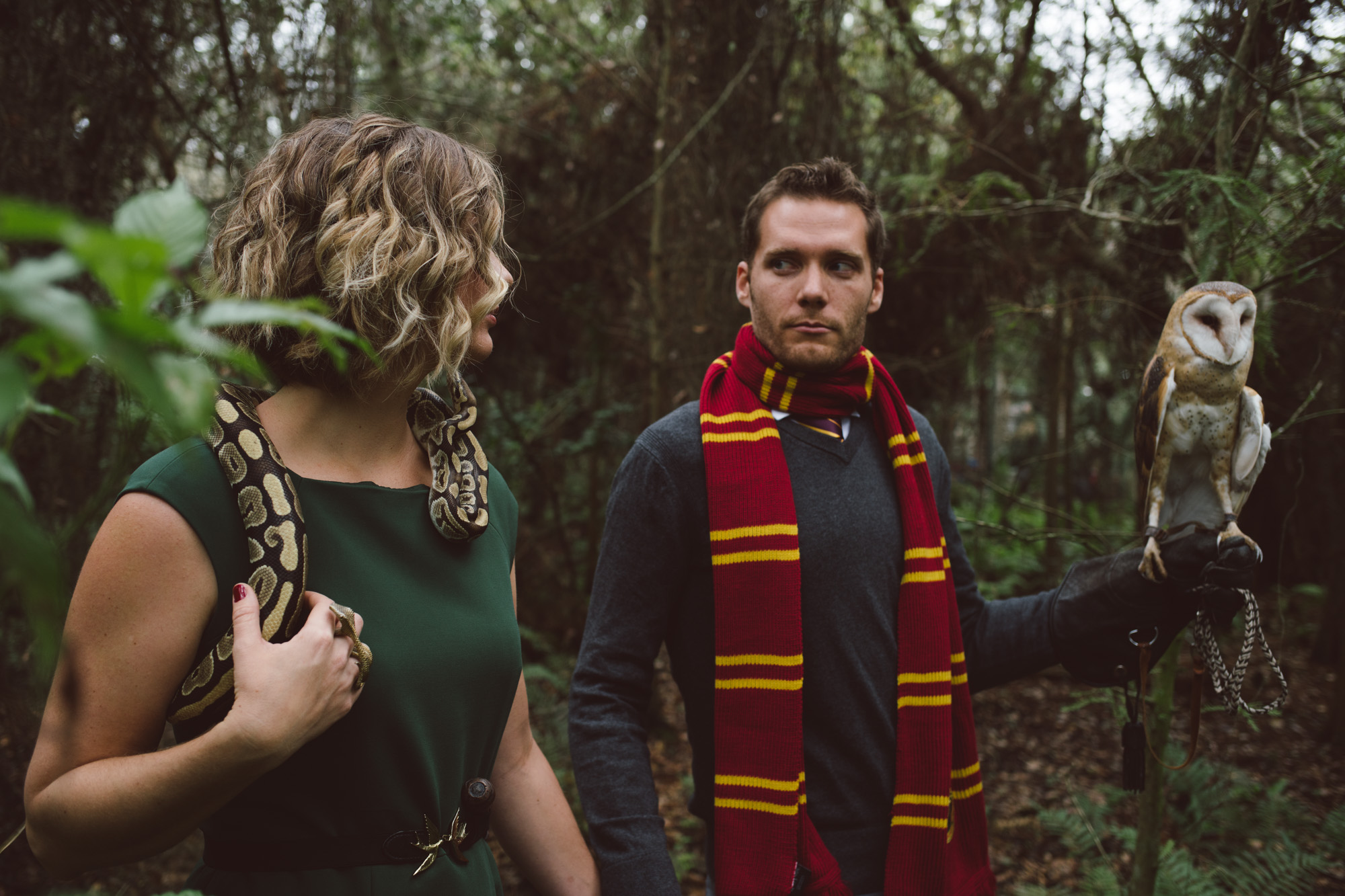 Harry Potter Engagement Session