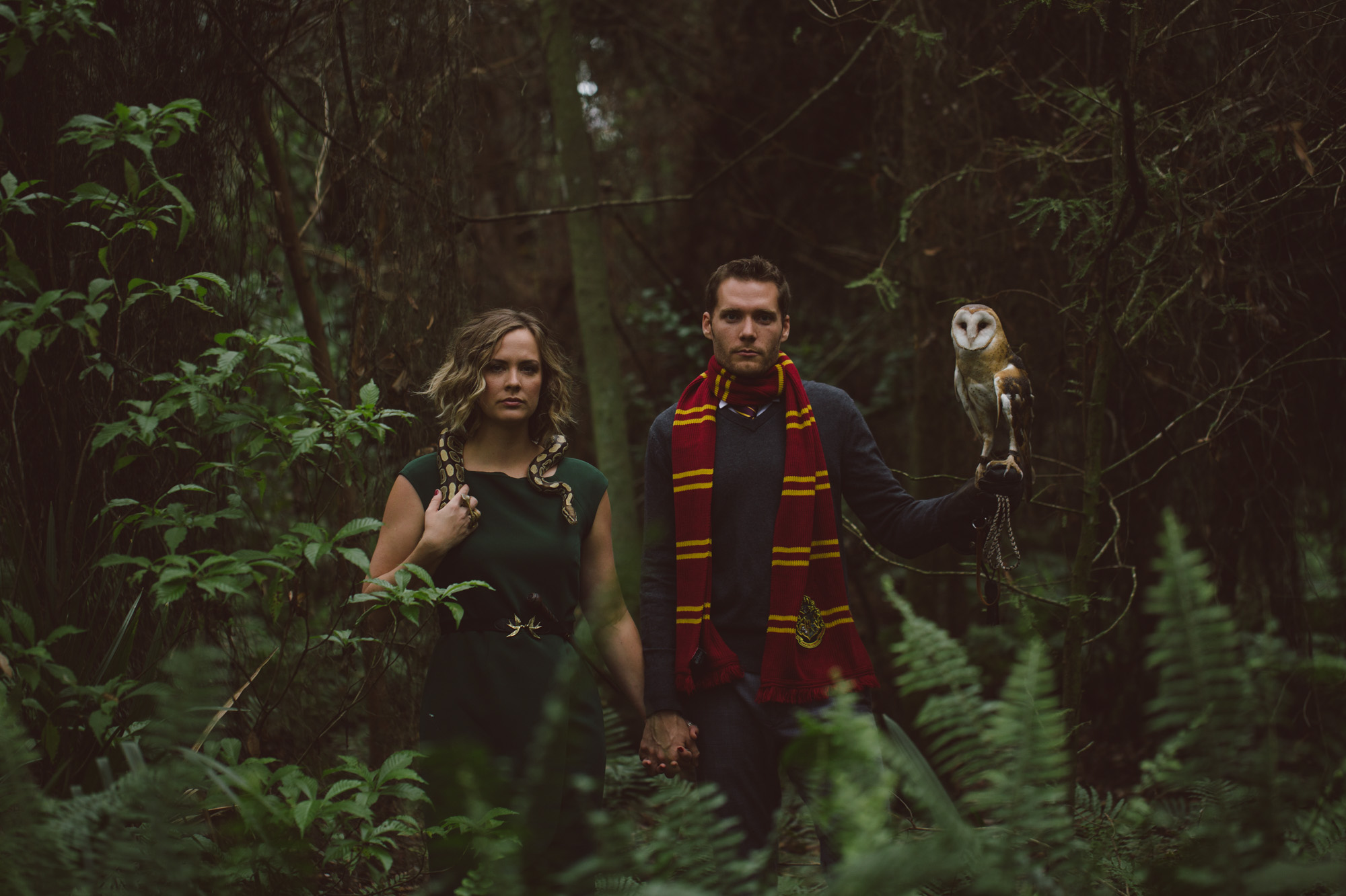 Harry Potter Engagement Session