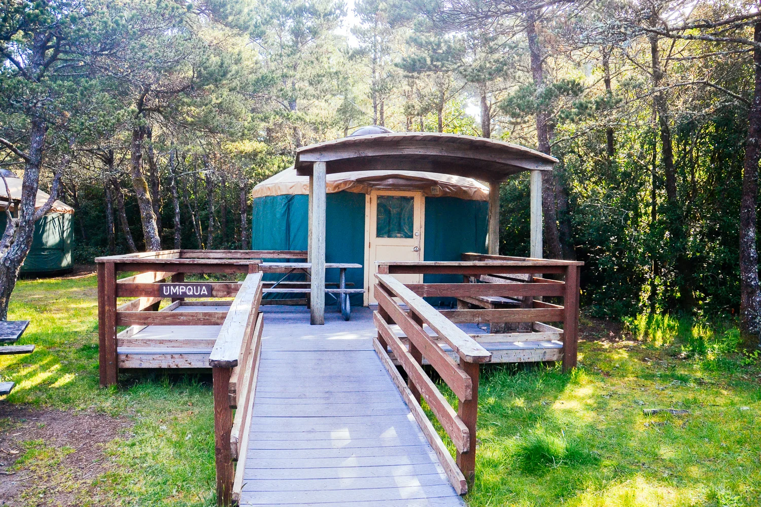 Yurt at South Beach State Park