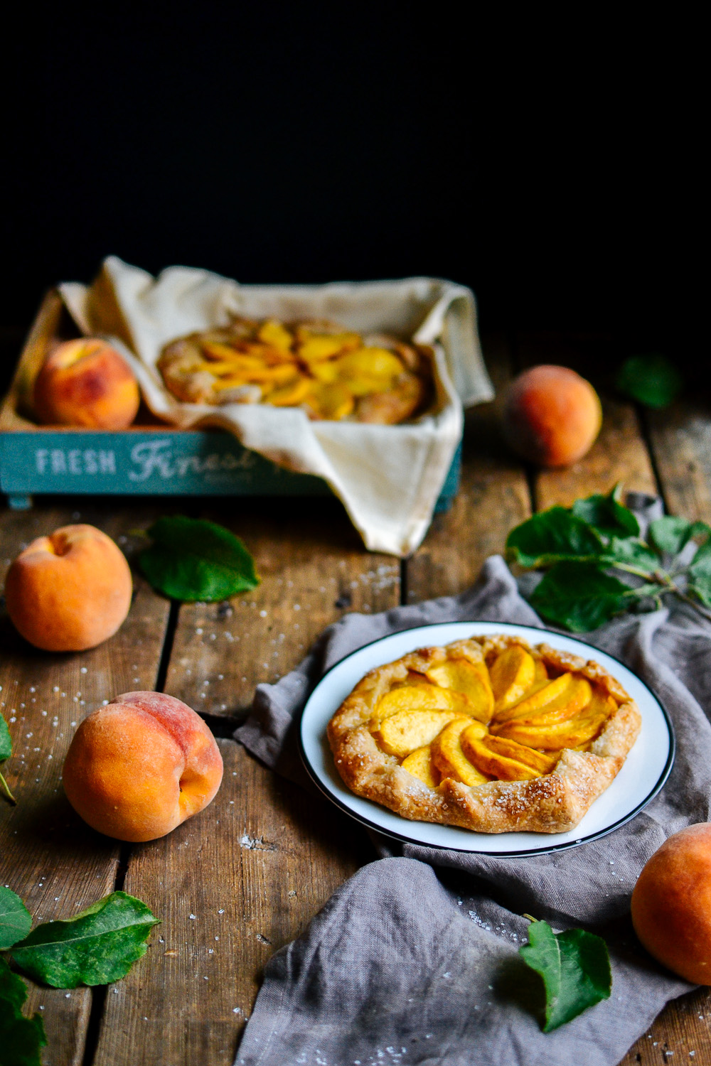 peach galettes — the farmer's daughter let's bake something