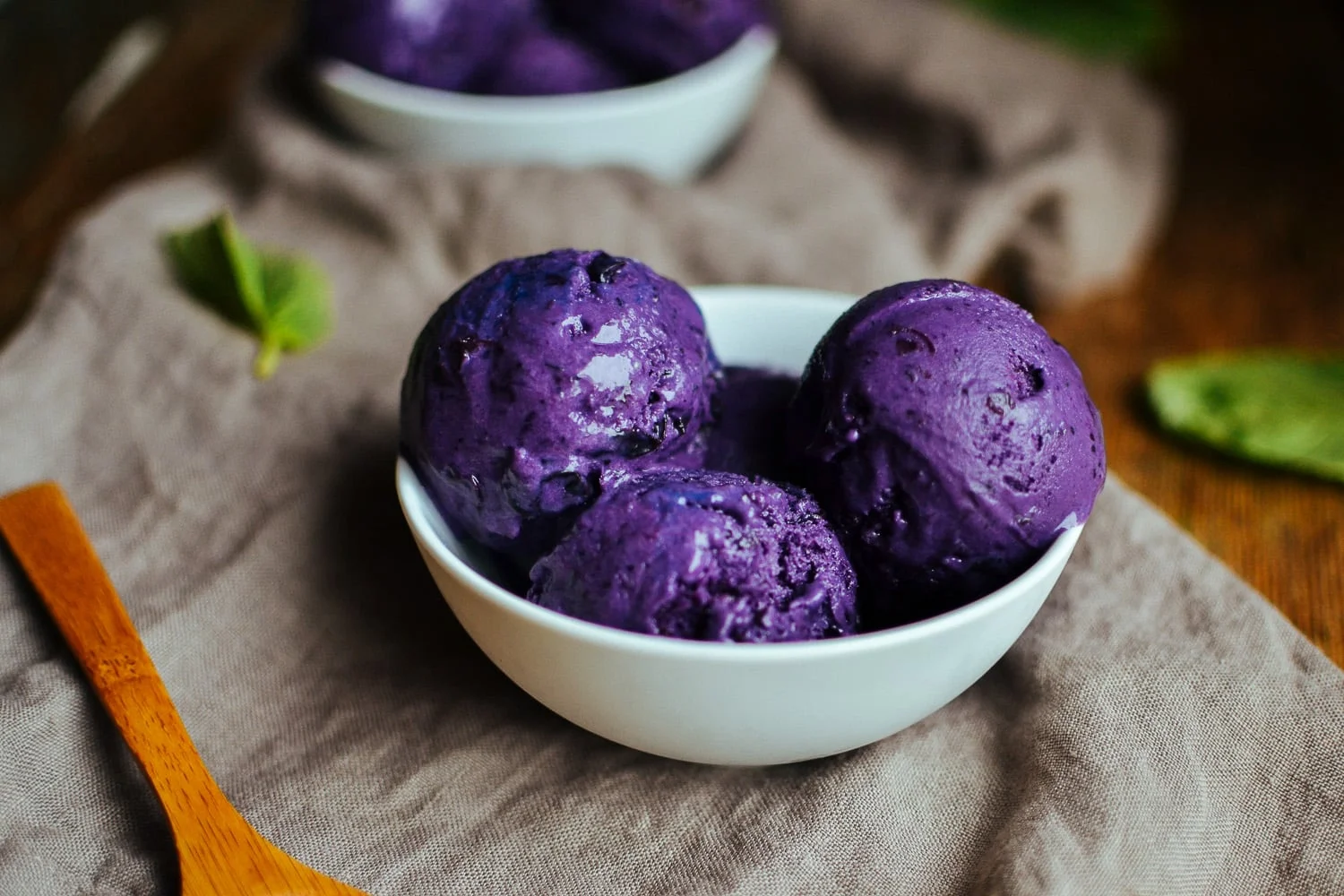 blueberry basil ice cream — the farmer's daughter let's bake something