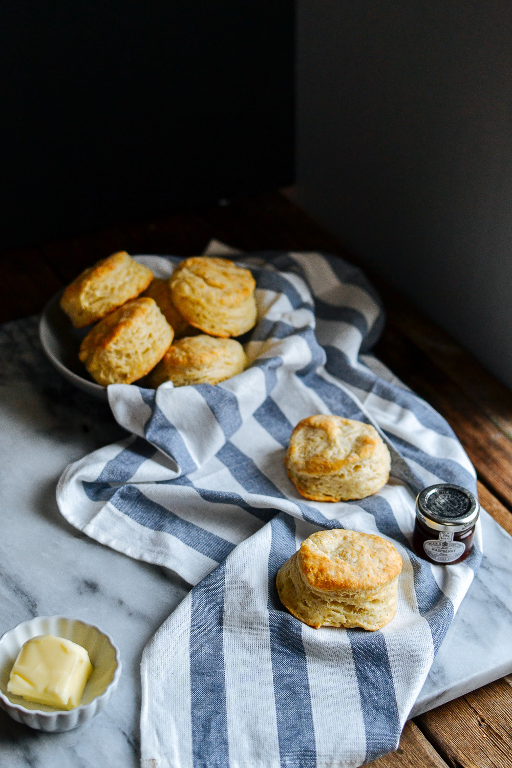 fluffiest ever baking powder biscuits — the farmer's daughter let's