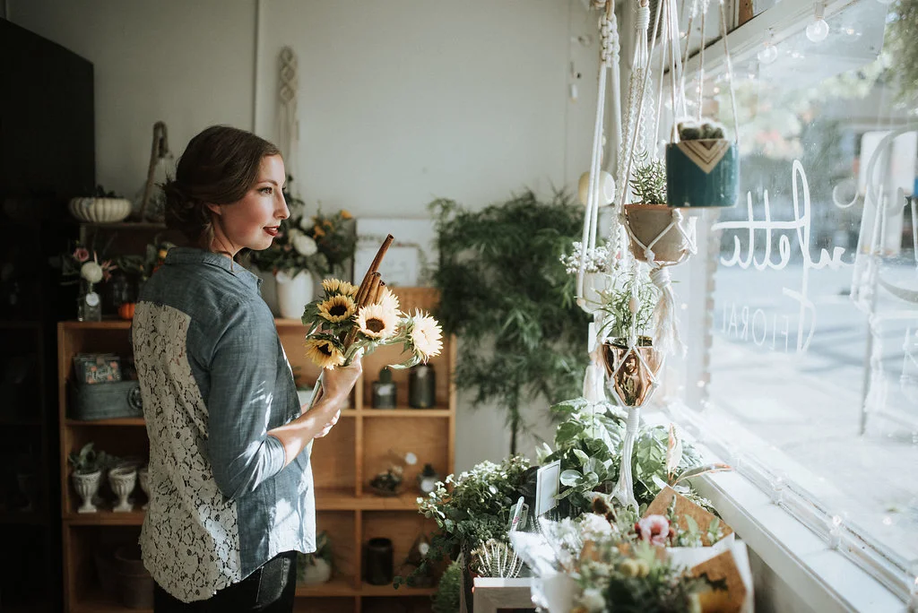 My favourite floral shop in downtown Abby - Confetti Floral.