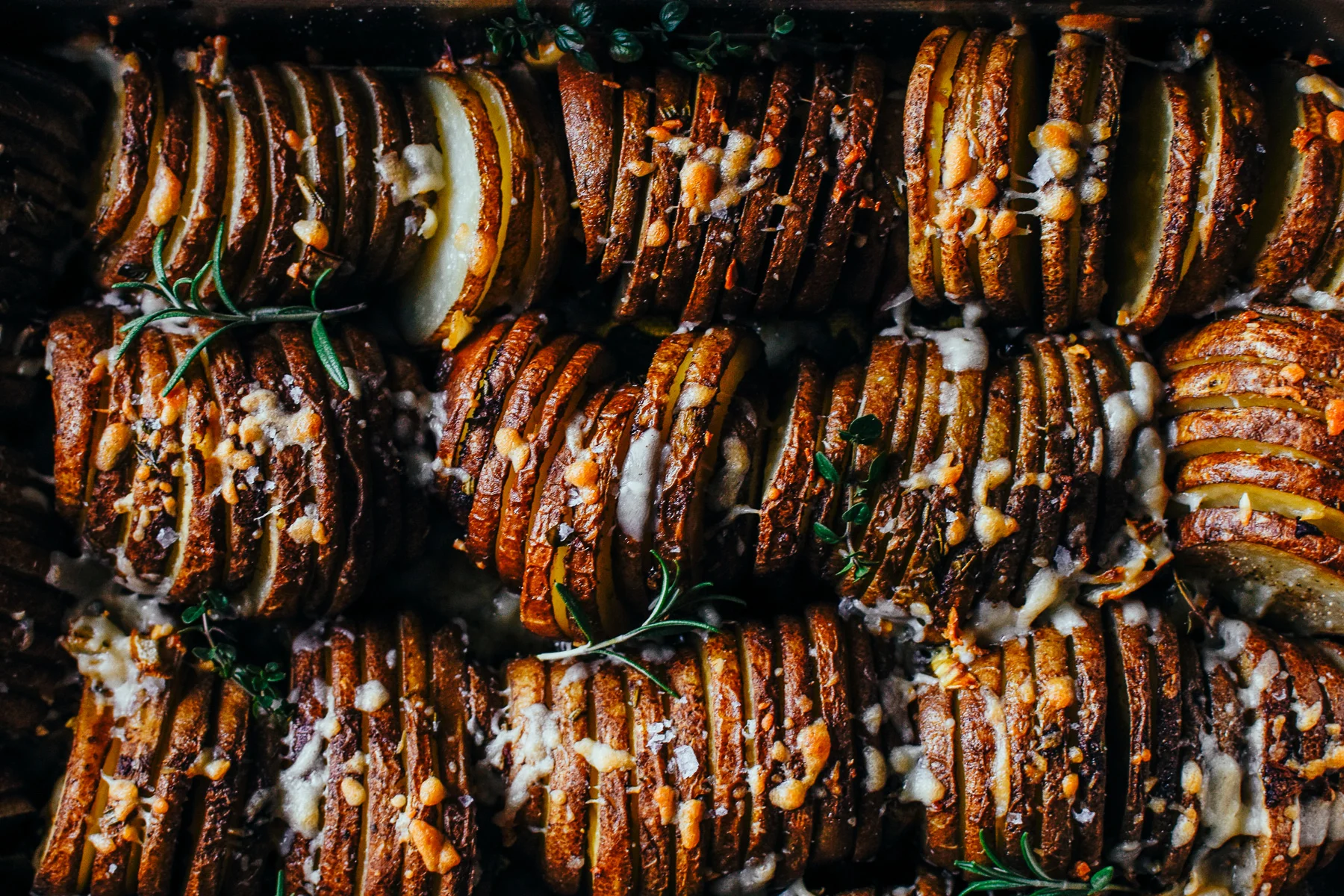 rosemary garlic parmesan potatoes — the farmer's daughter let's bake