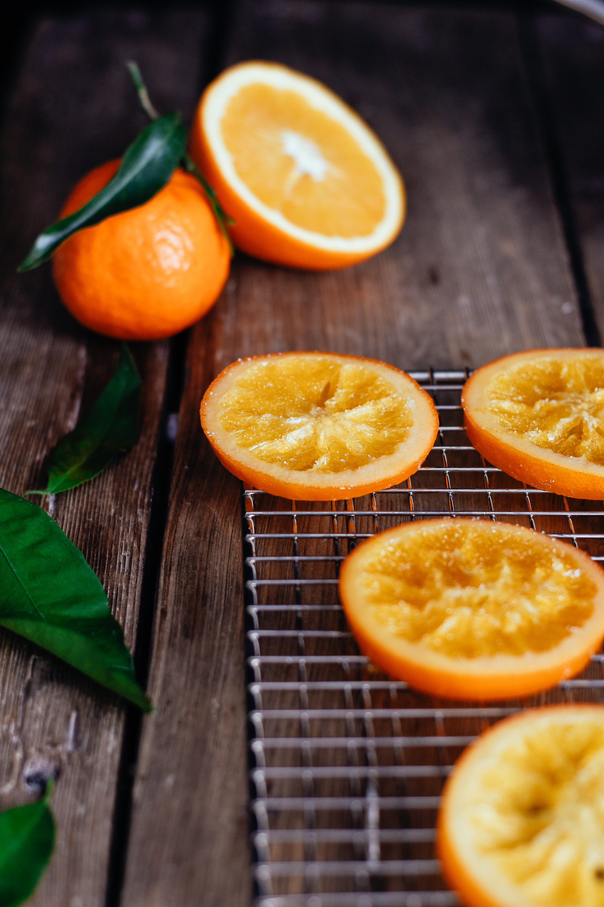 chocolate dipped candied oranges — the farmer's daughter let's bake