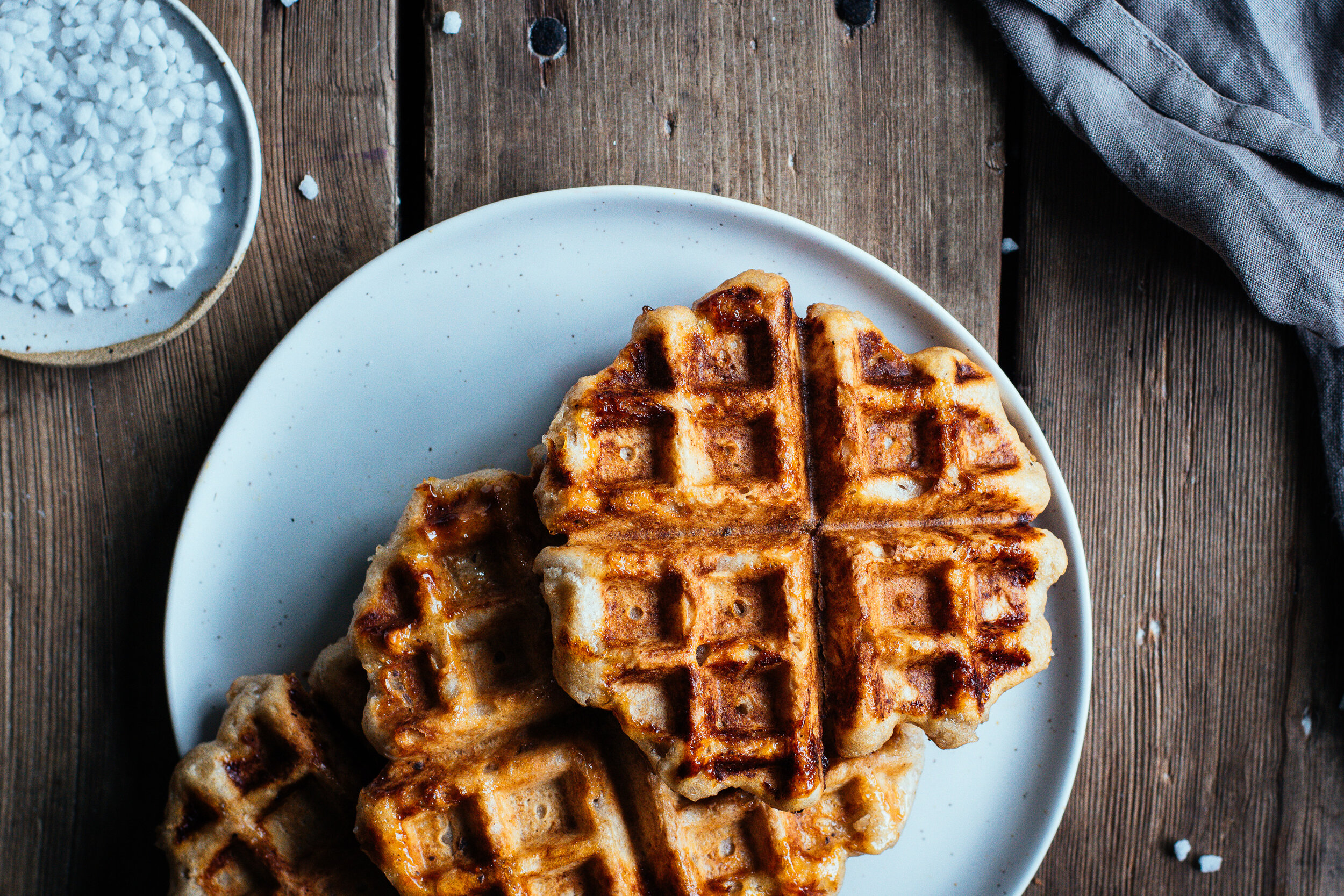 sourdough liege waffles — the farmer's daughter let's bake something