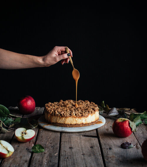 Apple Crisp Cheesecake And The Farmer S Daughter Bakes Cookbook Is Now Out In The World The Farmer S Daughter Let S Bake Something