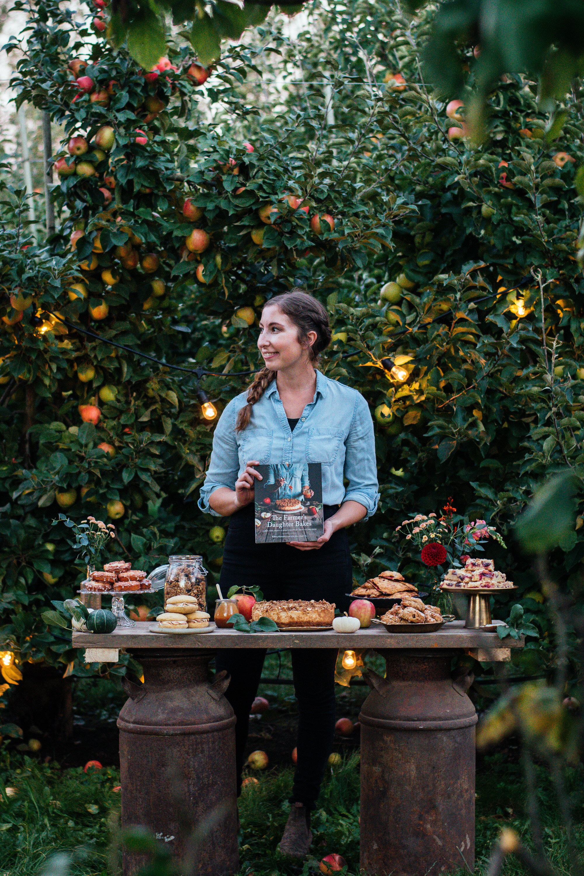Apple Crisp Cheesecake And The Farmer S Daughter Bakes Cookbook Is Now Out In The World The Farmer S Daughter Let S Bake Something
