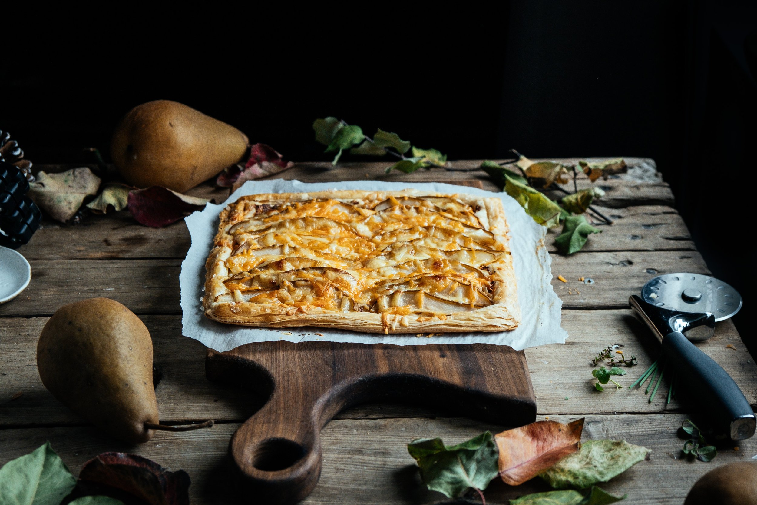 savory pear tart - from the lemon apron cookbook