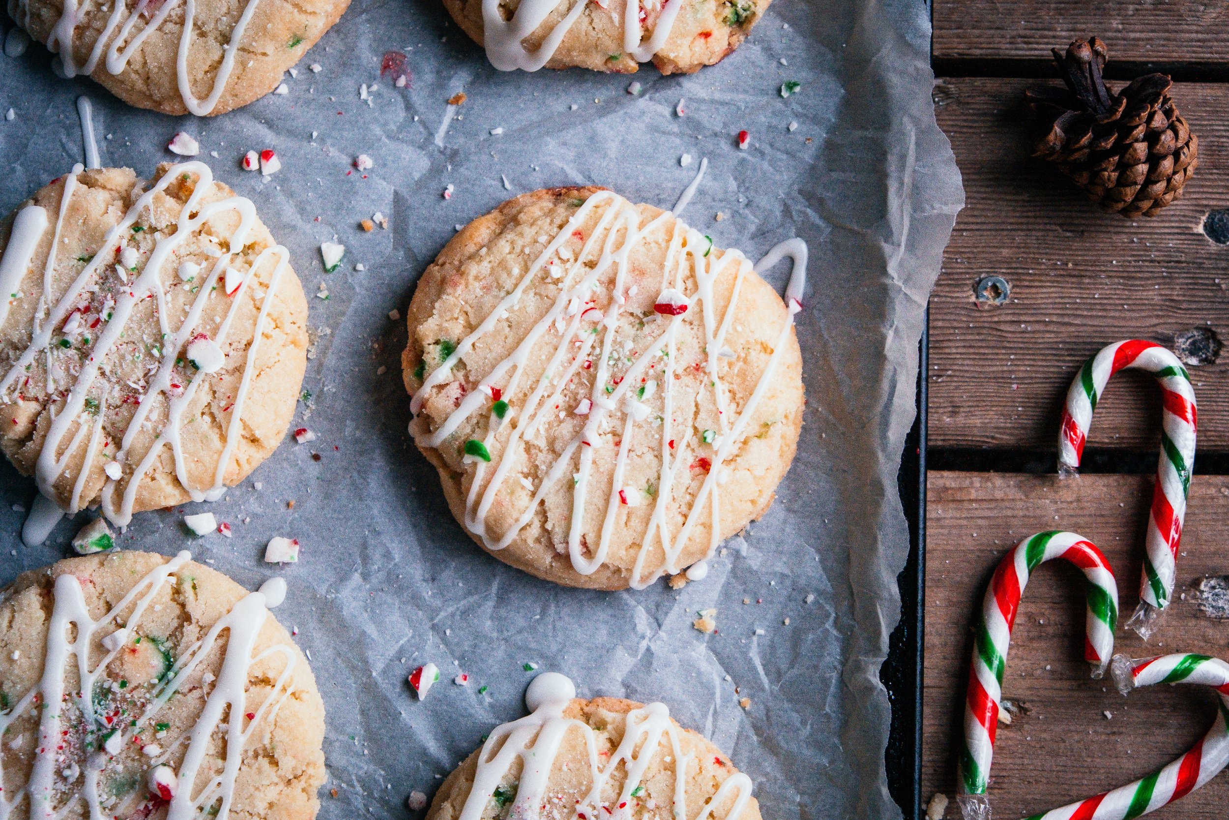 peppermint snickerdoodle cookies