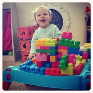 Charlotte building while standing!