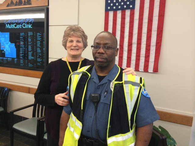 Ramona Howe is a CAT leader from the Covington MultiCare Clinic and spearheaded the effort to run a petition to keep 24/7 security guards at her clinic.&nbsp;