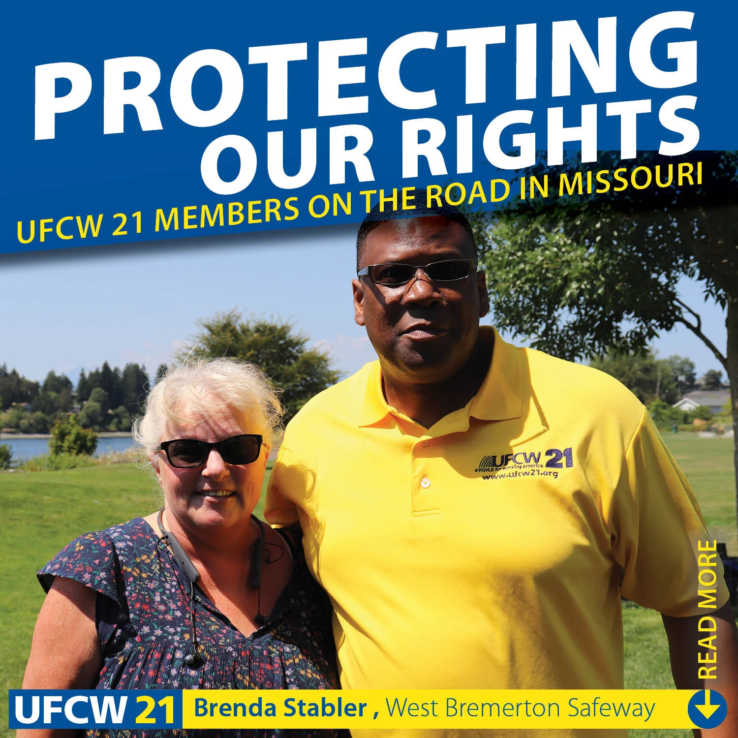 PROTECTING OUR RIGHTS - UFCW 21 Members on the Road in Missouri