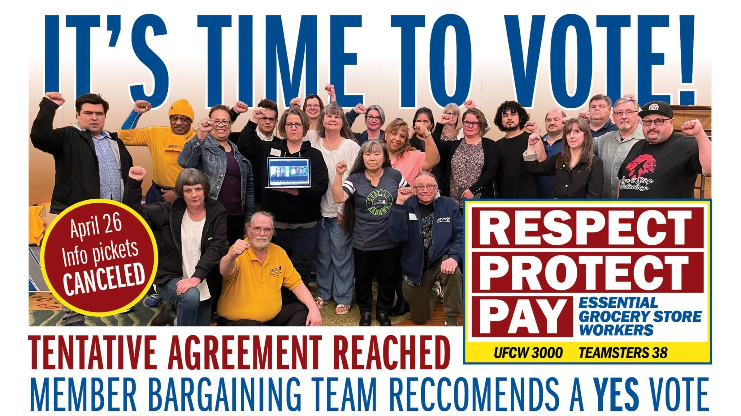 It's Time To Vote! Grocery Store Worker Negotiations Tentative Agreement Reached