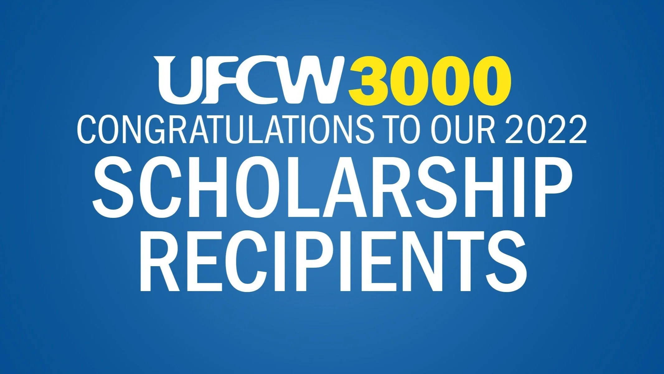 2022 Scholarship Recipients