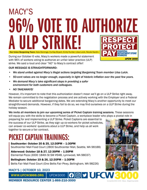 News & Updates — UFCW 3000