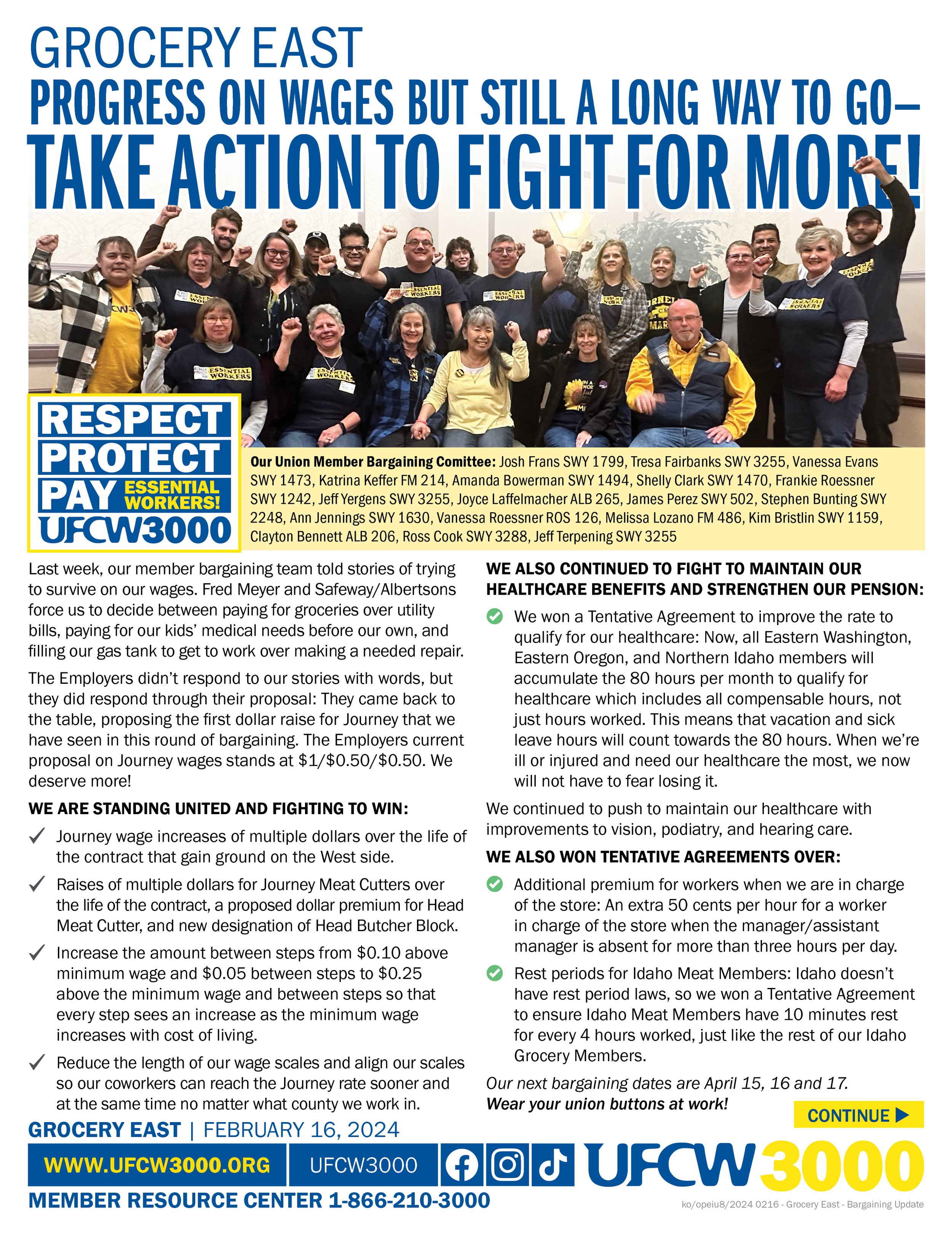 Grocery East Progress on Wages but Still a Long Way to Go—&nbsp;Take Action to Fight for More!&nbsp;