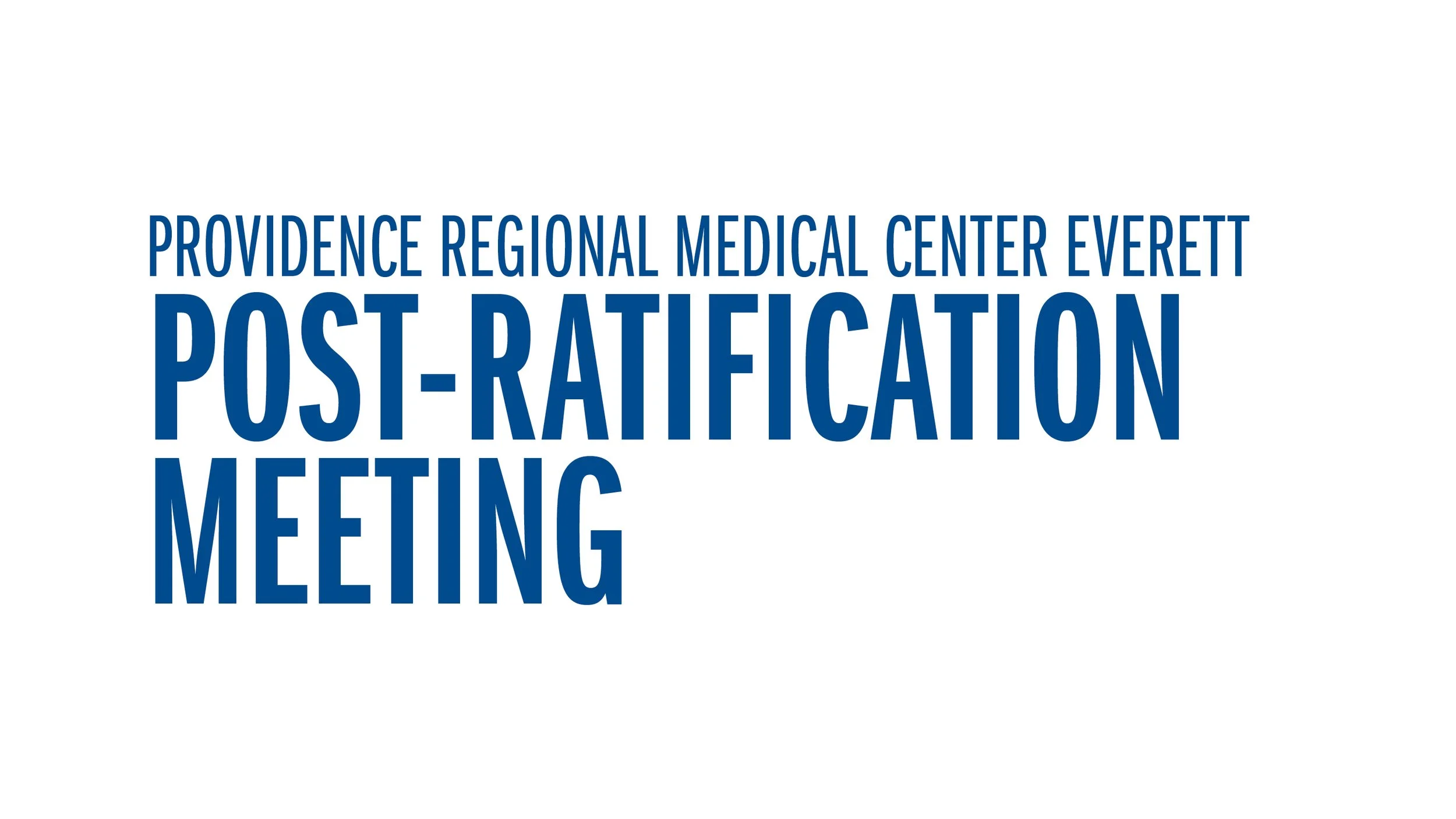 PRMCE Post-Ratification Meeting