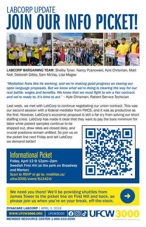 LabCorp — News & Updates — UFCW 3000