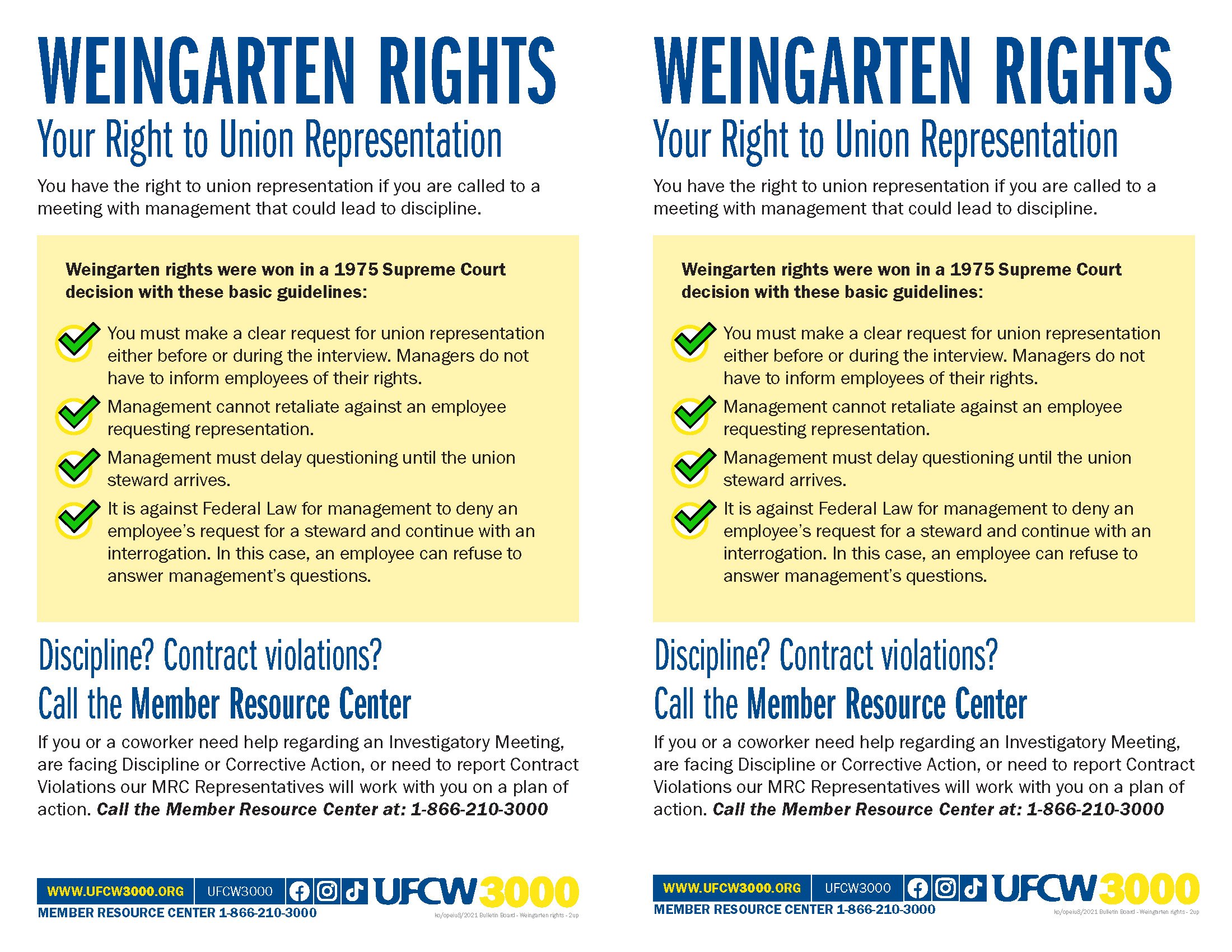 Weingarten rights
